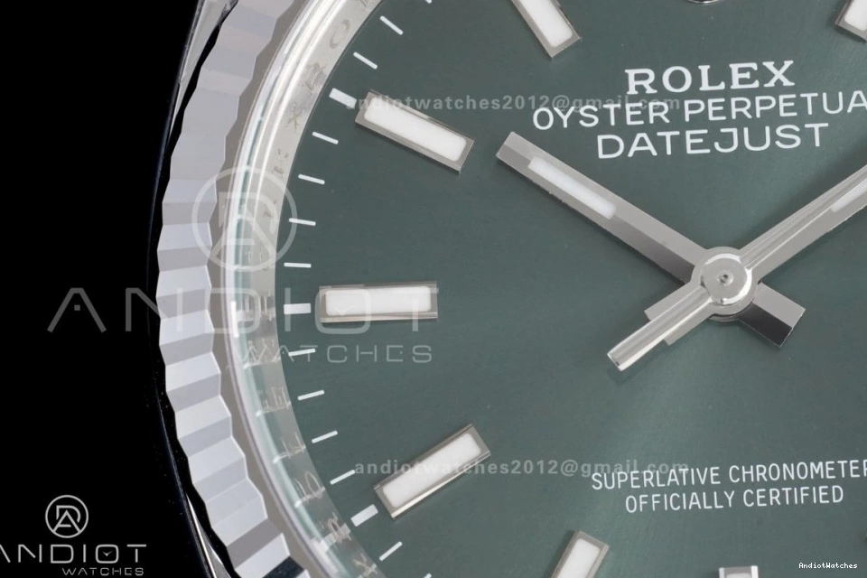 126234 1:1 SH Bracelet Steel 904L Best 564 Green Soft Stick 36 Dial on DateJust Jubilee Edition Clean 1005